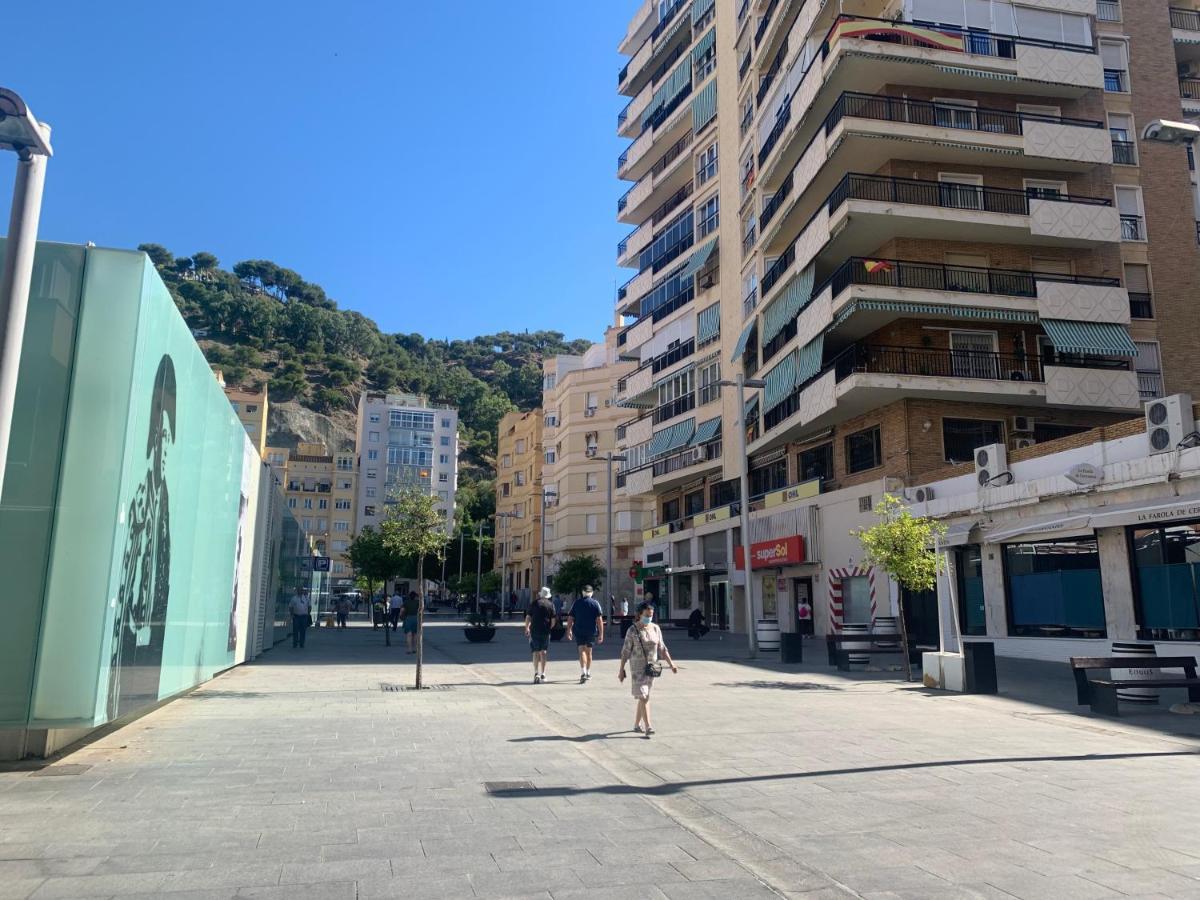 Homely Malagueta Junto Al Mar, Parking Privado Bajo Suplemento Lägenhet